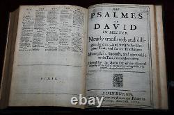 Exrare 1666/1668 Holy Bible King James Metalwork Four Titles Orig' Fine Binding