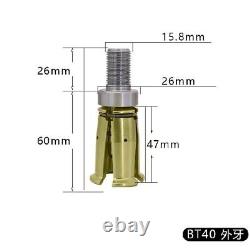 Gripper Threaded Spindle Claw Clamp 4 Petal Pull Claw Tool Milling CNC Machine