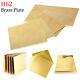 H62 Brass Plate Sheet Thick 0.5-6mm Brass Sheet Craft Metalworking Diy Many Size