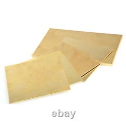 H62 Brass Plate Sheet Thick 0.5-6mm Brass Sheet Craft Metalworking DIY Many Size