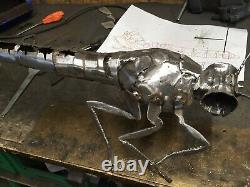 Handmade Metal Dragonfly Sculpture