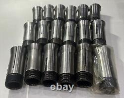 Hardinge 5C Round Collets CNC Metalworking Different Sizes Lot of 18