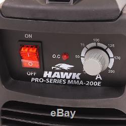 Hawk Tools 230v 200a Stick Mma Arc Portable DC Inverter Welder Welding Machine