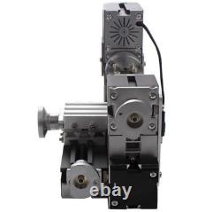 High Power 60W Mini Metal Lathe Soft Metalworking Woodworking DIY Lathe Machine