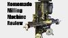 Homemade Milling Machine Review And Test