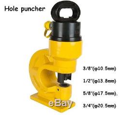 Hydraulic Hole Punching Tool Puncher 4 dies Thickness Metal Copper L and H style