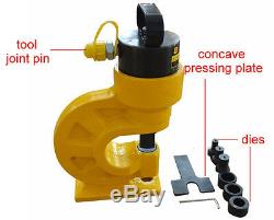 Hydraulic Hole Punching Tool Puncher 4 dies Thickness Metal Copper L and H style