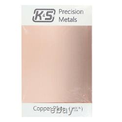 K&S Metals Copper Etching Plate, Different Sizes