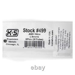 K&S Precision Metals Piano Music Wire. 020 X 36 #499 (25 pieces) FZ499
