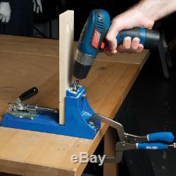 Kreg Jig Master System Pocket Hole Wood Joinery Kit Woodwork Carpentry Tool K4MS