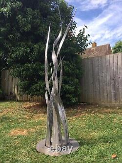 Large metal garden sculptures