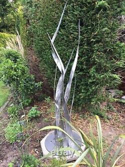 Large metal garden sculptures