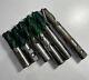 Lot Of 6 Finishing End Mill Single End Metalworking Cnc High Speed Steel