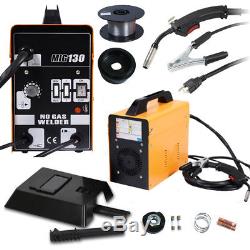 MIG 130 Welder Welding Machine Gas Less Flux Core Wire Automatic with Feed Mask UK