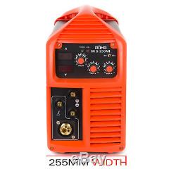 MIG Welder Inverter Gas / Gasless MMA 3-in-1 IGBT 240V 250 amp DC Machine ROHR
