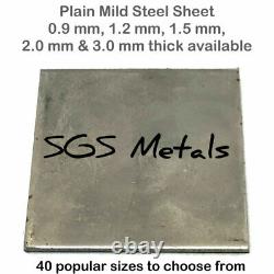 MILD STEEL Sheet Metal Plate Morgan Rushworth Guillotine Cut Metalworking MIG