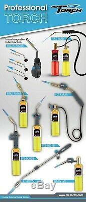 MR. TORCH Self-Igniting Gas Welding Turbo Torch with 3' Hose, MAPP MAP-pro Propane