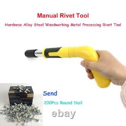 Manual Rivet Nail-Gun Hardness Alloy Steel Metalworking Rivet Labor Saving Tool