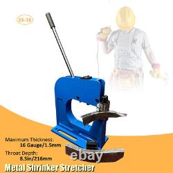 Manual Shrinker Stretcher 8.5 Metal Working Tool Steel Bender Sheet Fabrication