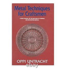 Metal Techniques for Craftsmen by Oppi Untracht Hardback Brand New Unopened
