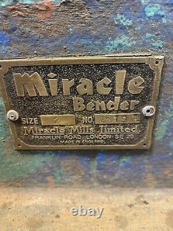 Metalwork Bender Miracle Bender no3 Vintage Blacksmith Fabricator Welder RARE