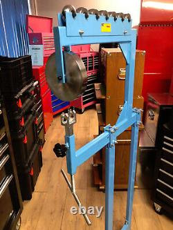 Metz Work Bench Top English Wheel / Wheeling Metal Working Machine With Stand