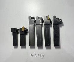 Mixed Brand Lot of 6 Square Shank Toolholder For Turning CNC Metalworking