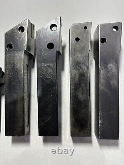 Mixed Brand Lot of 6 Square Shank Toolholder For Turning CNC Metalworking