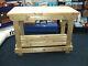 New Hand Made 4ft Upto 10ft Solid Heavy Duty, Wooden Work Bench Table With Vise
