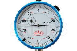 OUT OF STOCK 90 DAYS Shars 1 0.001 Dial Indicator Universal Magnetic Base Hold