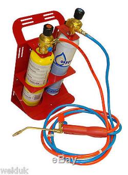 OXYTURBO 110 Gas Welding & Brazing Mini Portapack C/W Oxy / Mapp Gas E62