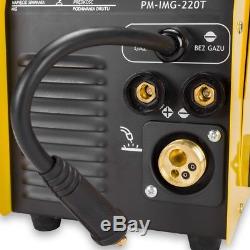 PM-IMG-220T MIG MAG FCAW ARC inverter inverted welder 220A MIG / MAG / TIG / MMA