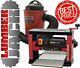 Portable Bench Top Planer Thicknesser & 50 Litre 1200w Dust Chip Extractor 240v