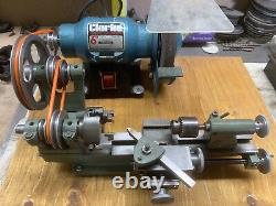 Rare Vintage Model Makers Lathe With Accessories / Metal Working