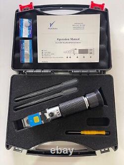 Refractometer for Metalworking Fluids / Cutting Fluids LED & ATC, Brand New