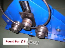 Roller Bender / RING ROLLER Flat Bar Tube Pipe Profile Bender Box Section