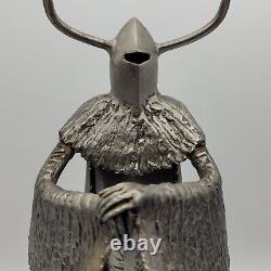 Ron Lyon Knight Metal Sculpture Mace Axe 12 Medieval Dark British UK Hants