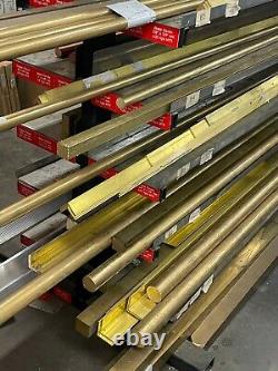 SGS Solid Brass ROUND Bar Rod CZ121 Bandsaw Cut & Special lengths made to order