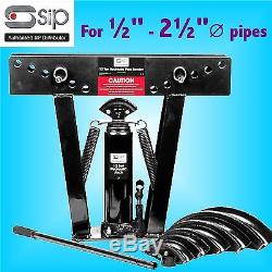 SIP 03683 12 Ton Hydraulic Pipe Bender 1/2 to 2 inch tube exhaust form forming