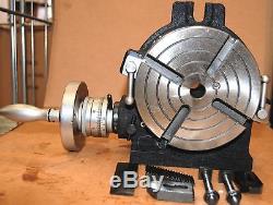 SOBA PRECISION ROTARY TABLE HV6 FOR MILLING MACHINE c/w CLAMP KIT
