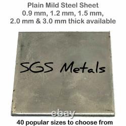 STEEL Sheet Metal Plate Morgan Rushworth Guillotine Cut Metalworking MIG Welding