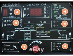 Schweißgerät DIGI AC/DC 200P WIG TIG Puls Waveform + E-Hand MMA 200A IGBT 32-bit