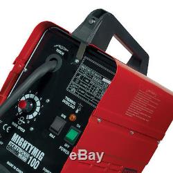 Sealey MIGHTYMIG100 Professional No-Gas MIG Welder 100Amp 230V With Face Shield