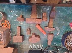 Set Of Nine Metal Work anvil Dollies