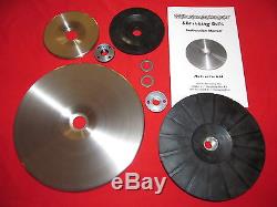 Shrinking Disc DELUXE Combo Kit 9 & 4.5 discs with BOTH backing pads and Manual
