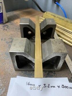 Solid Brass Flat Bar 5/8 X 1/8Mill Weld Metalwork Machine Great Price