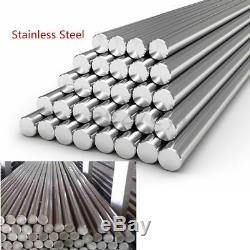 Stainless Steel 304 Round Metal Bar Solid Rod Metal Milling Welding Metalworking