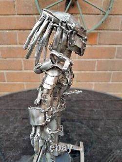Stainless scrap Steel Sculpture Art Predator Was £135 Now£95