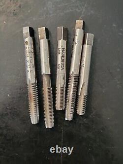 Starrett No. 91B Tap Wrench USA Machinist Toolmaker With 11 Assorted Taps