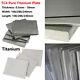 Tc4 Pure Titanium Metal Plate Sheet Foil Thick 0.1mm-30mm Metalworking 100-240mm